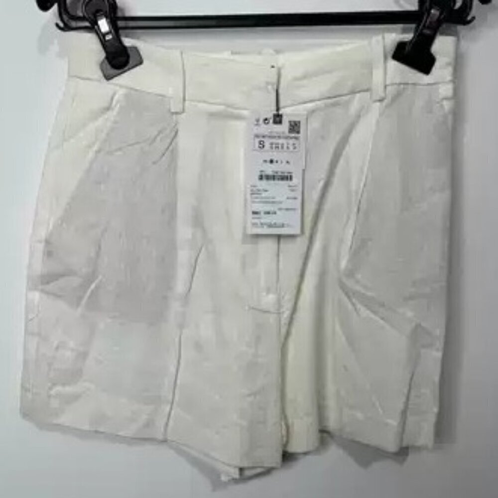 ZARA WOMENS SHORTS LIENEN SIZE XS  7748/939/250